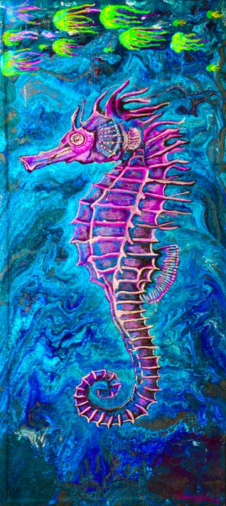 Seahorse - Calypso LunaSea Art