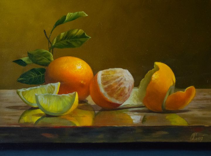 Still Life with Lemon - Sergey Kolodyazhniy - Paintings & Prints