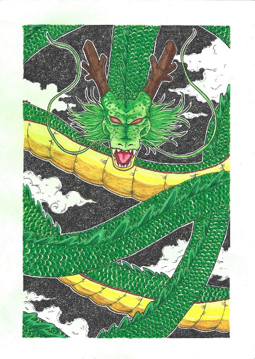 Drawings To Paint & Colour Dragon Ball Z - Print Design 032