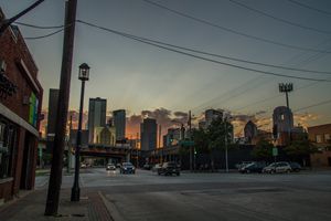 Sunset over Dallas