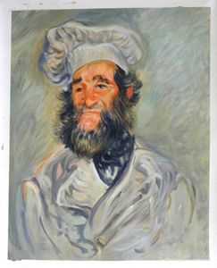 The Chef, Pere Paul,Monet Painting
