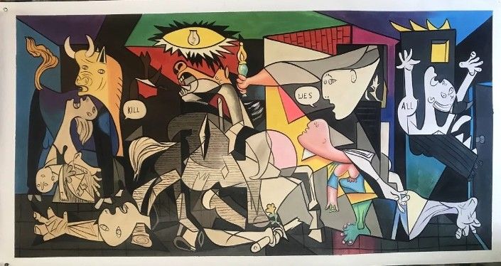 GUERNICA Colors After Pablo Picasso - Phil Bello