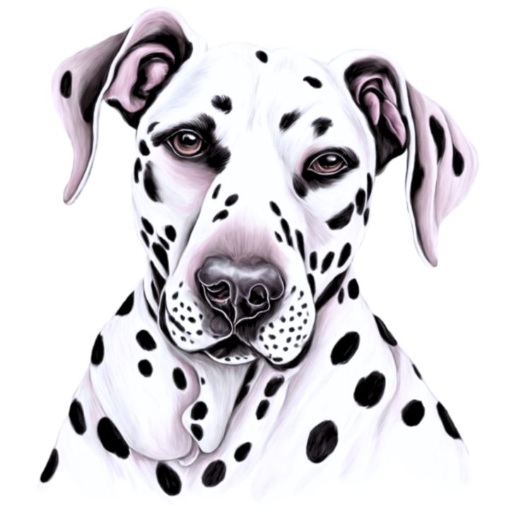 Black & White Dog Collection - CC World - Digital Art, Animals, Birds, &  Fish, Dogs & Puppies, Dalmatian - ArtPal