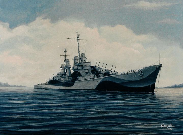 USS San Juan - RaVell Fine Art Studio