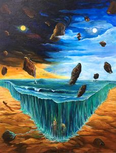 Day and Night - Dream draw Art - Paintings & Prints, Fantasy