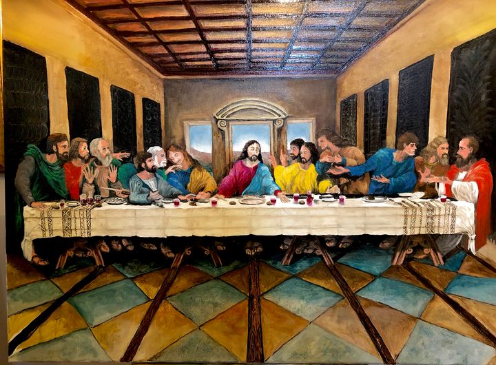 The Last Supper, by C Kelley , - CHARLES J KELLEY - Paintings & Prints ...