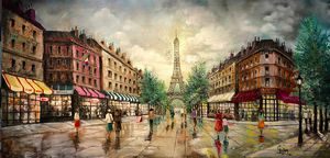 A Day  in  Paris   , by  C Kelley - CHARLES J  KELLEY