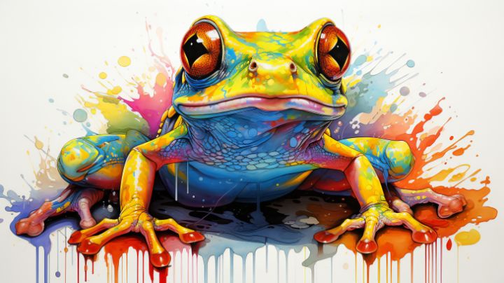 Sunky Funky-frog - Illustrations ART street