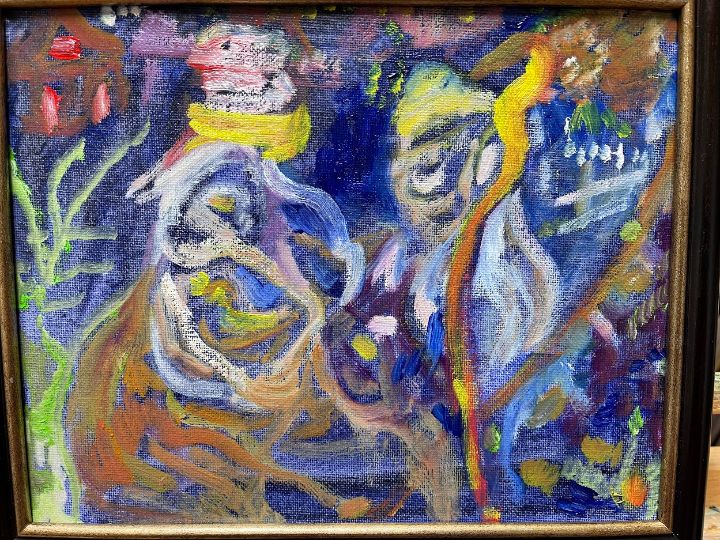 On the way. 8x10 inch. Oil. - Panuszka's paintings