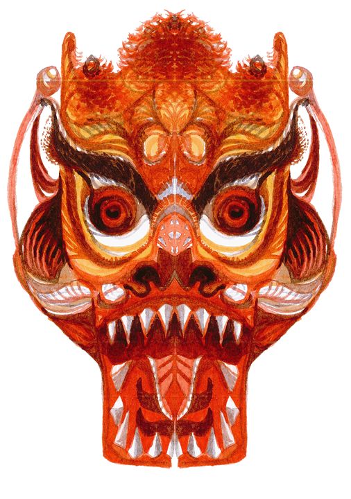 Dragon head - art de conception