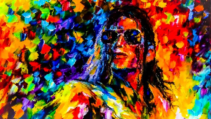 Abstract Michael Jackson Print - Mountain West Graphics and Prints
