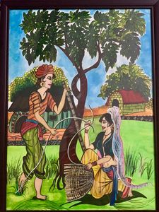 Madhubani Art - Art Cravings - Paintings & Prints, Ethnic, Cultural, &  Tribal, Asian & Indian, Indian - ArtPal