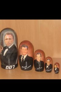 James Bond Russian Nedting Doll