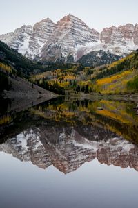 Winter at Maroon Bells