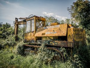 Abandoned Excavator - Art By Dominic