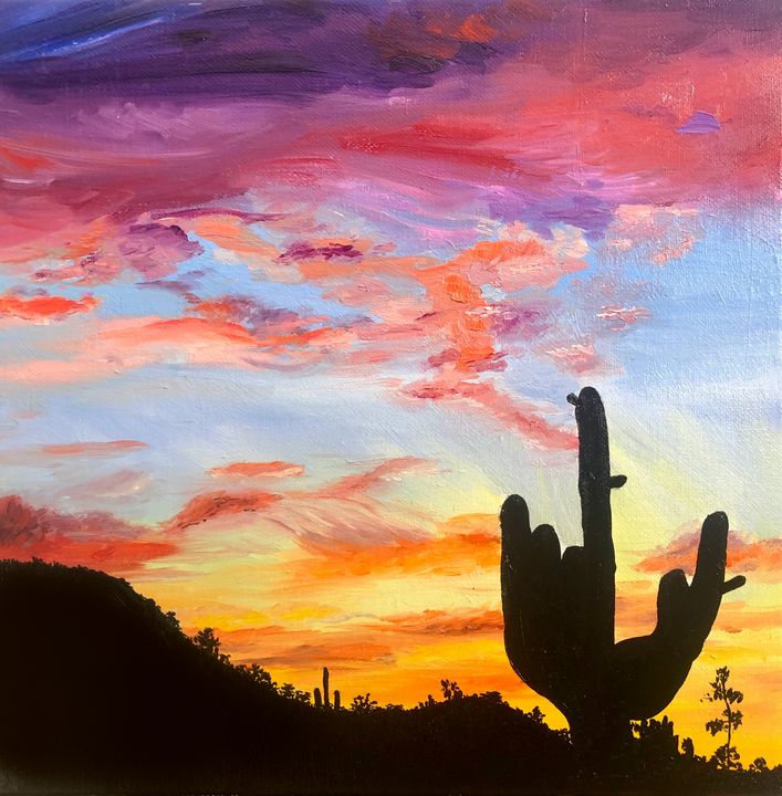 Arizona Melt - Morgan Gunther - Paintings & Prints, Landscapes & Nature ...