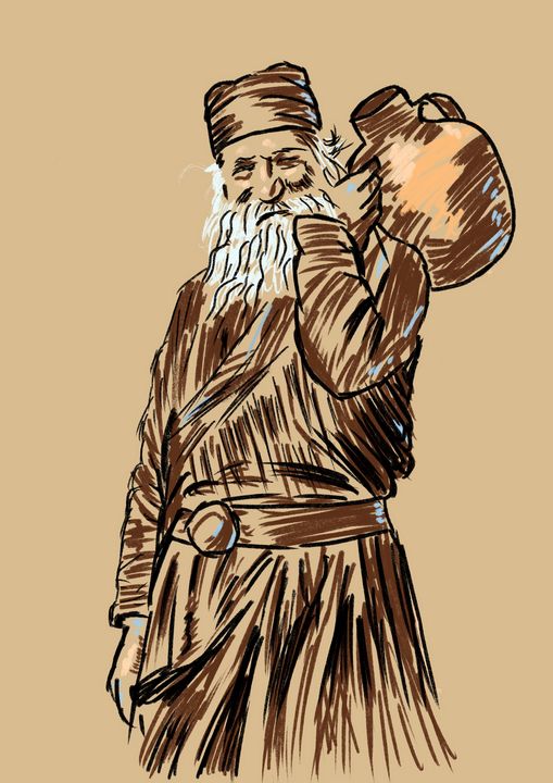 Shaolin Monk by Methylium 2009 (pencil drawing) | 60x85 cm | David  Paradowski | Flickr