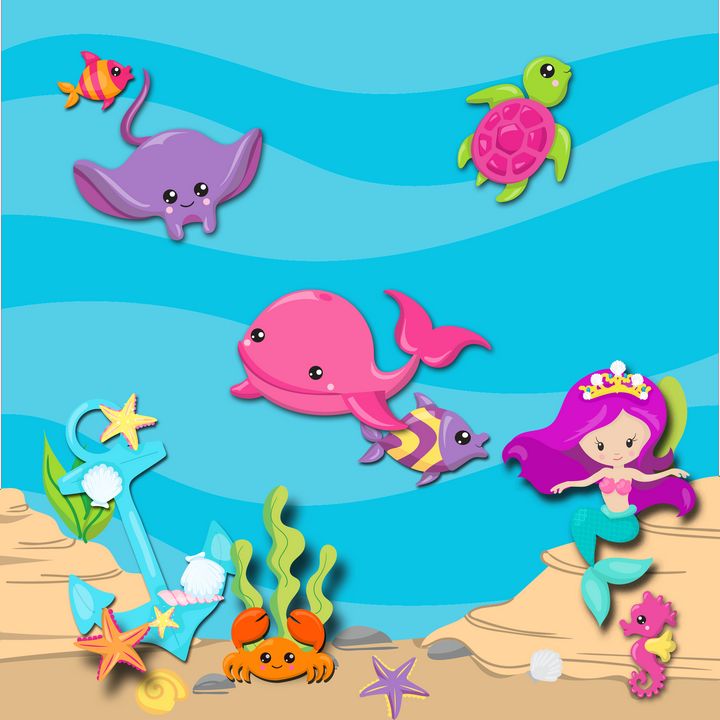 playground background clipart of animals