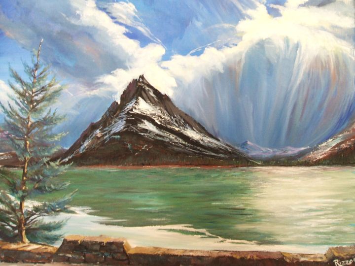 Glacier national park - Stephen E Rizzo - Paintings & Prints ...