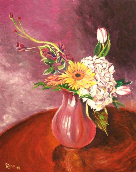Happy Birthday Bouquet - Stephen E Rizzo - Paintings & Prints, Still ...