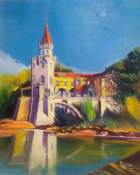 Portuguese Neo Classic Castle - Stephen E Rizzo - Paintings & Prints ...
