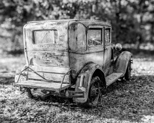 Black And White Ford Model T - Robert X Roth - Photography, Vehicles 