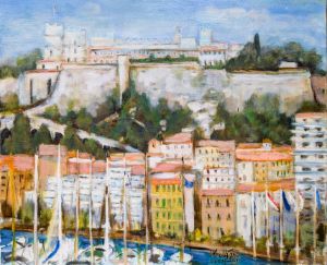 les barques - Josyane Desclaux - Paintings & Prints, Landscapes