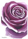 Rose painting, "A Mother's Rose"