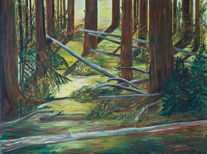 Wild Forest (Banff) - ZUEYA - Paintings & Prints, Flowers, Plants