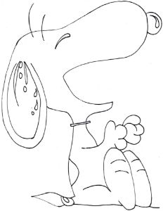 Snoopy Line Artwork