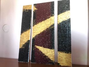 Abstract acrylic set on canvas