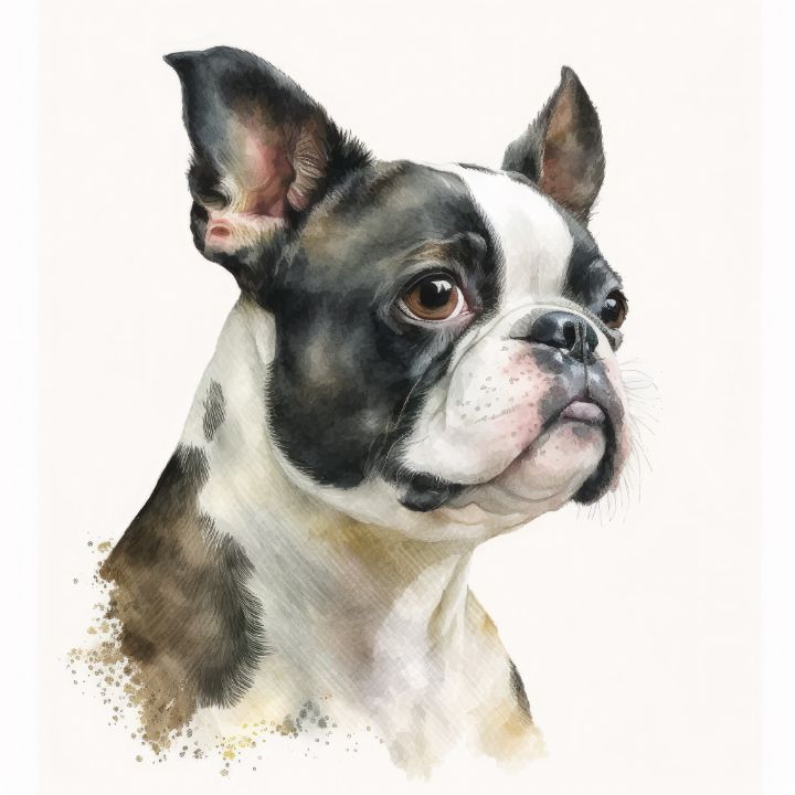 Dog popular Watercolor Print, Animal Art, Labrador Retriever, French Bulldog, Boston Terrier, Boxer, Great Dane, Wall Art