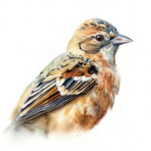 Jankowski Bunting Bird Portrait - Frank095