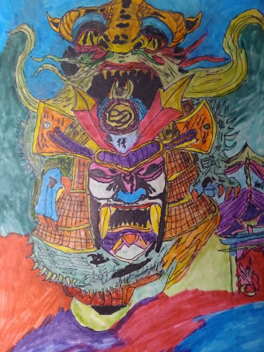 Daruma Doll - Chris Jenkins Illustrations - Drawings & Illustration,  Ethnic, Cultural, & Tribal, Asian & Indian, Japanese - ArtPal