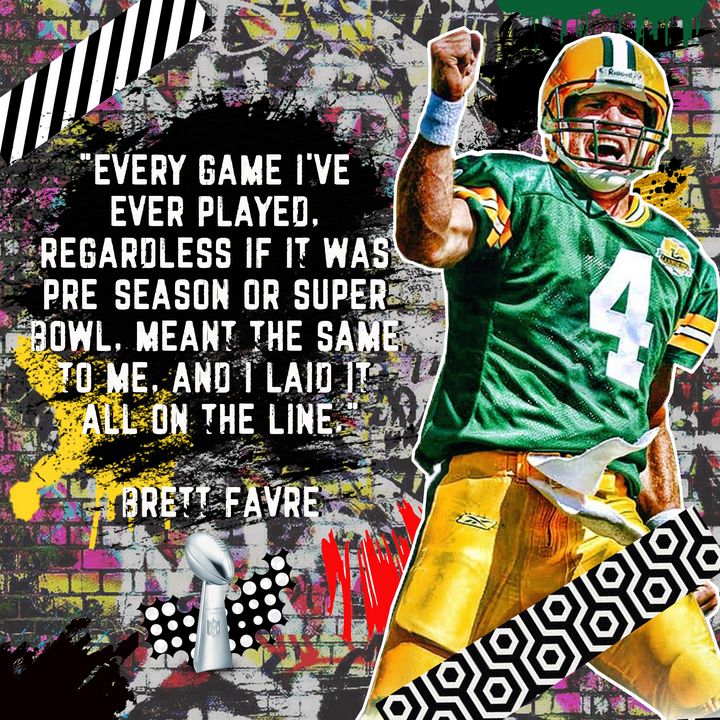 Brett Favre — Tony Santiago Art