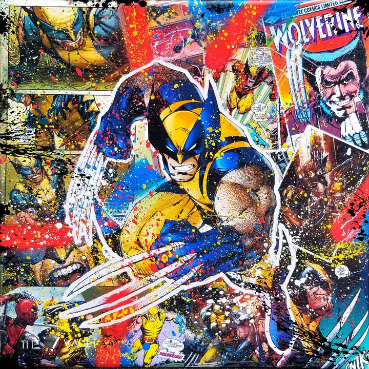 Wolverine- Pop Art Graffiti - The Vault - Paintings & Prints,  Entertainment, Movies, Action & Adventure - ArtPal