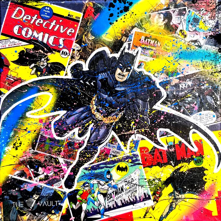 Batman- Pop Art - The Vault - Paintings & Prints, Entertainment, Movies, Action Adventure - ArtPal