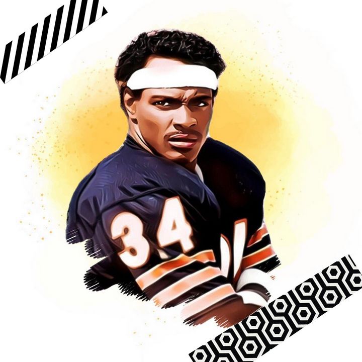 Walter Payton — Tony Santiago Art