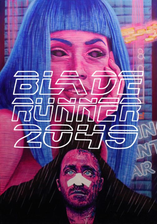 Blade Runner - Mj Movie Poster  Poster for Sale by