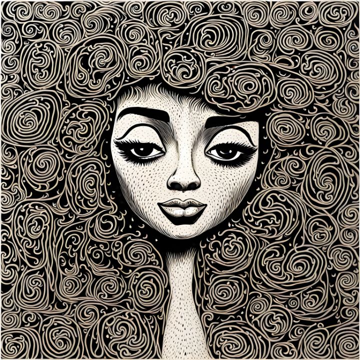 Hairstyle 6 Frederic Racaud Digital Art AI People Figures Hairstyle 6 frederic racaud digital art ai people figures