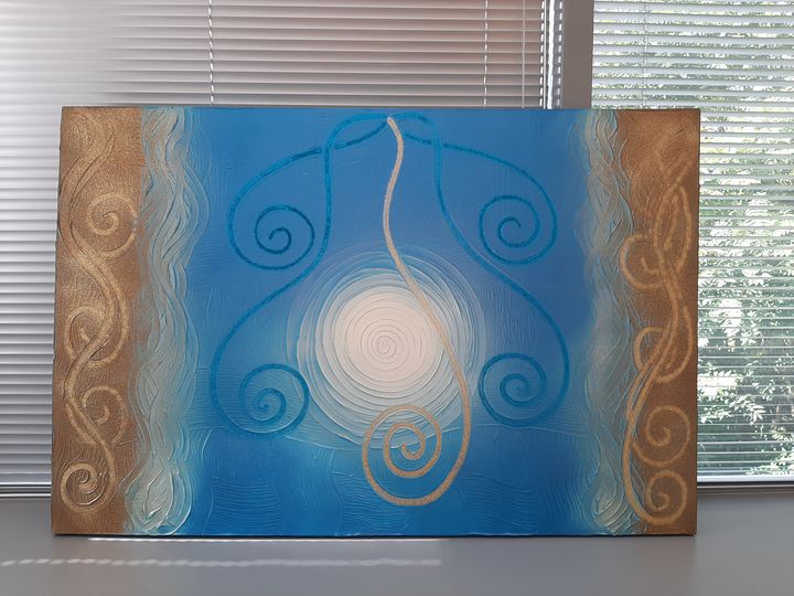 Peace and Abundance Painting - Energetic Paintings with HeArt