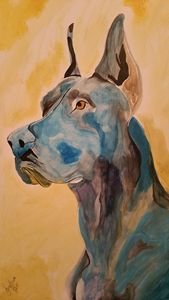Blue Great-Dane
