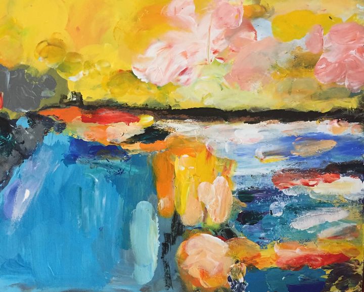 Mursten Sentimental stor Peaceful Landscape - Carols Colorful Art - Paintings & Prints, Landscapes &  Nature, Seasons, Winter - ArtPal