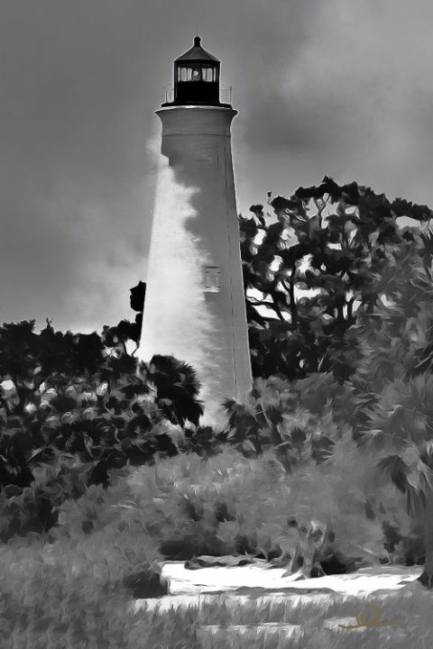 The Lighthouse - Black and White Photography by Dani - Photography ...