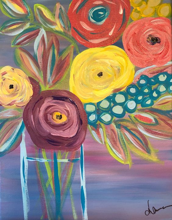 Debbie Paint the Sky Paintings & Prints, Flowers, Plants, & Trees, Flowers, Other Flowers