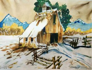 Winter Barn - David Dockery