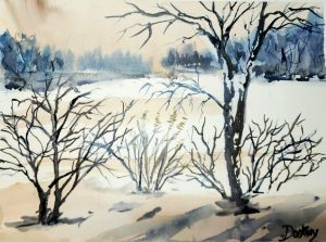Winter by the Lake - David Dockery
