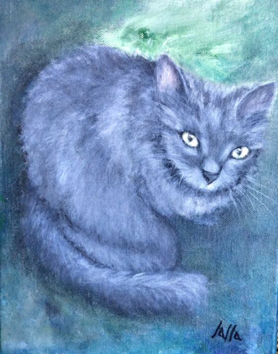 Grey Kitty - StudioBlitz by Lalla