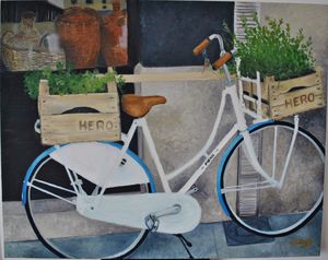 Bike on San Miguel's market