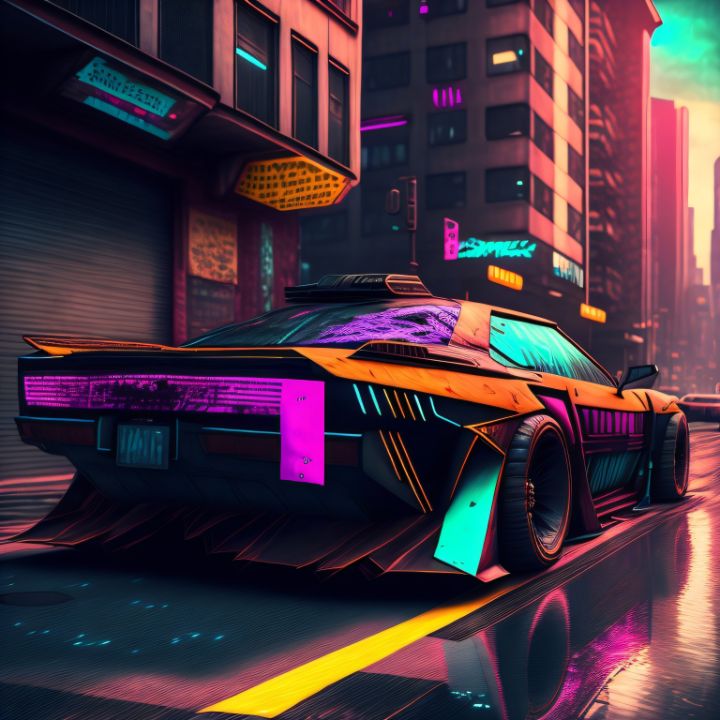 Cyberpunk Car 4K wallpaper  Futuristic city, Digital wallpaper